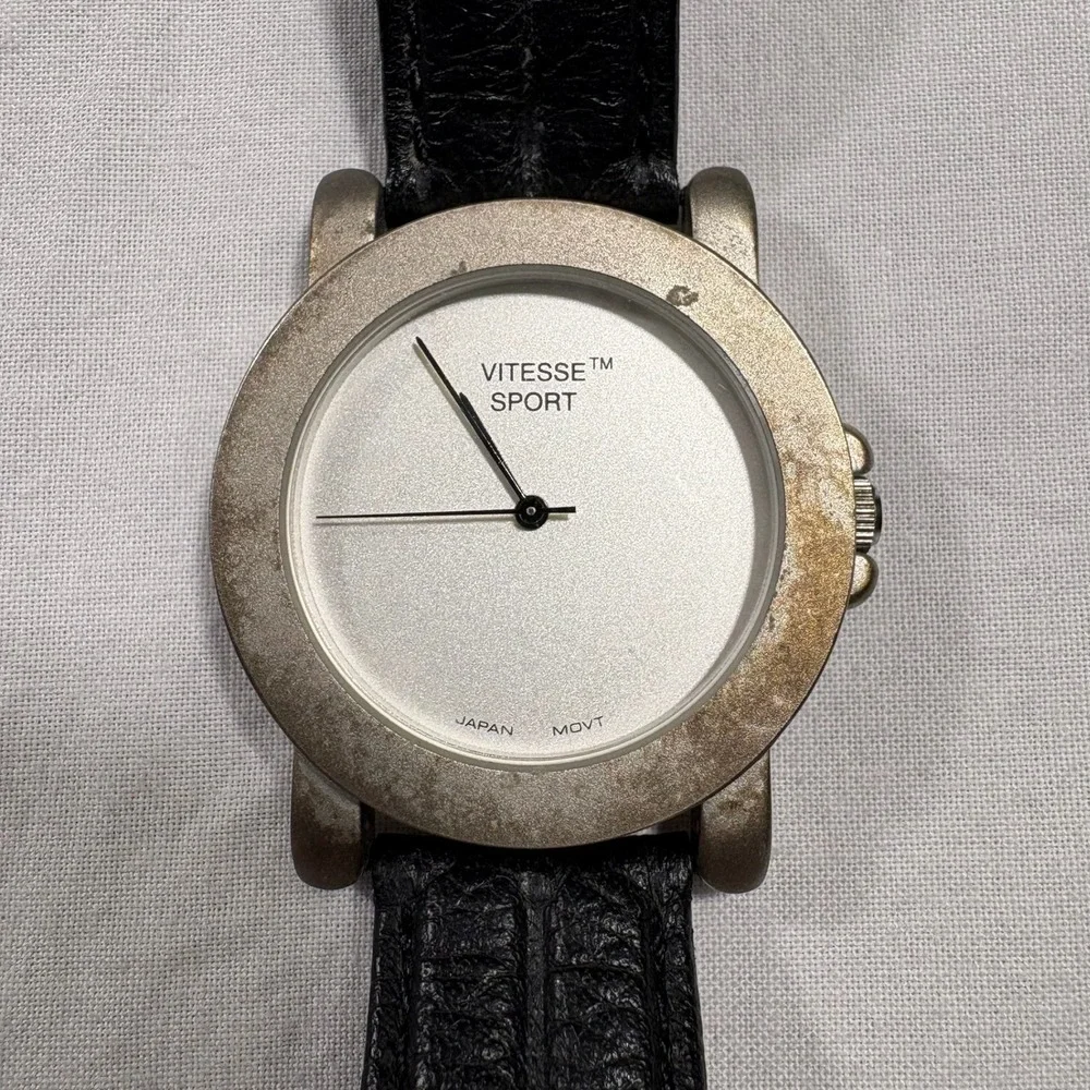 Vitesse Sport Analog Watch Leather Band‎